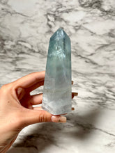 Load image into Gallery viewer, LIGHT BLUE FLUORITE TOWER
