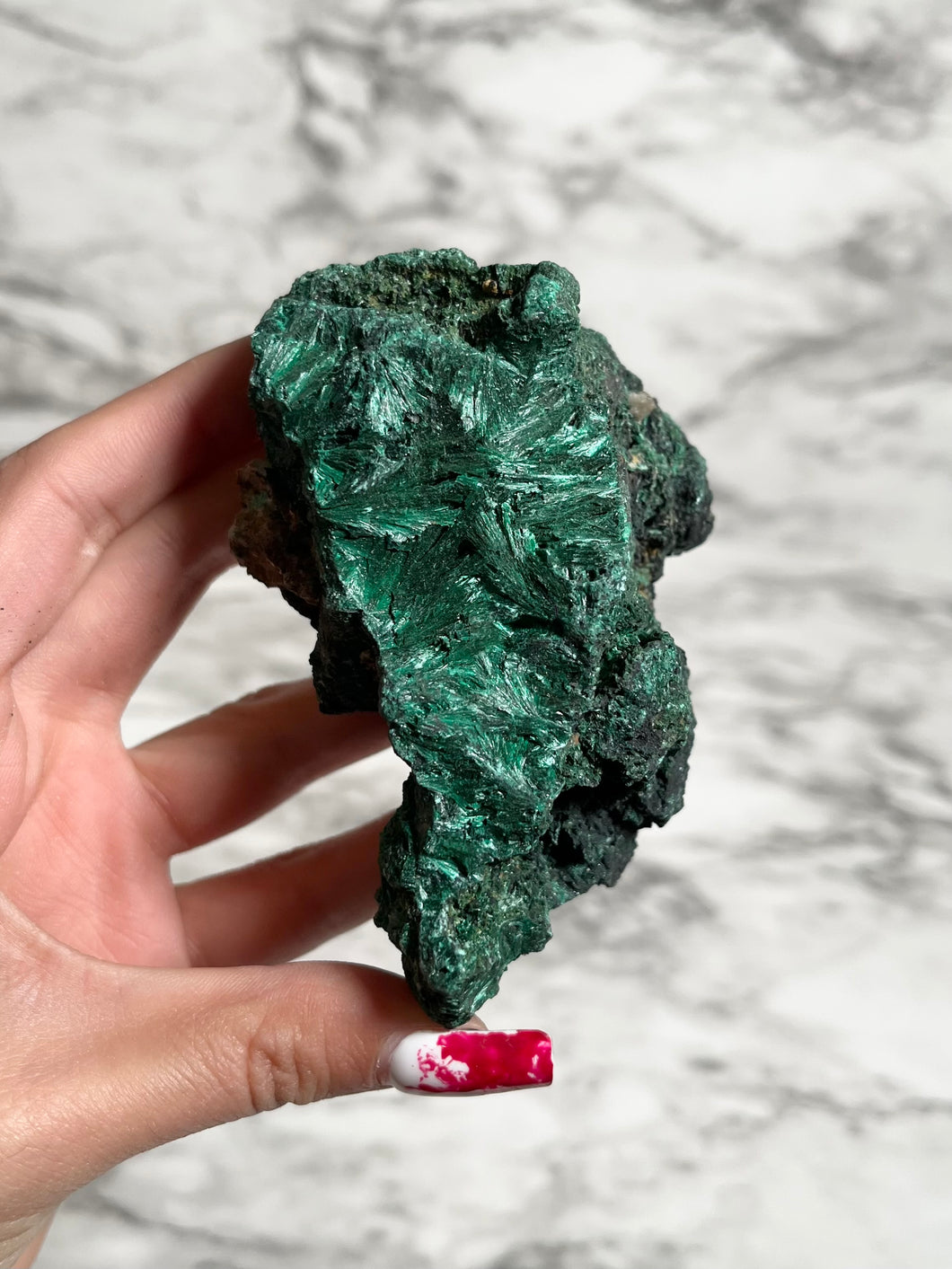 8.7oz FIBROUS MALACHITE SPECIMEN