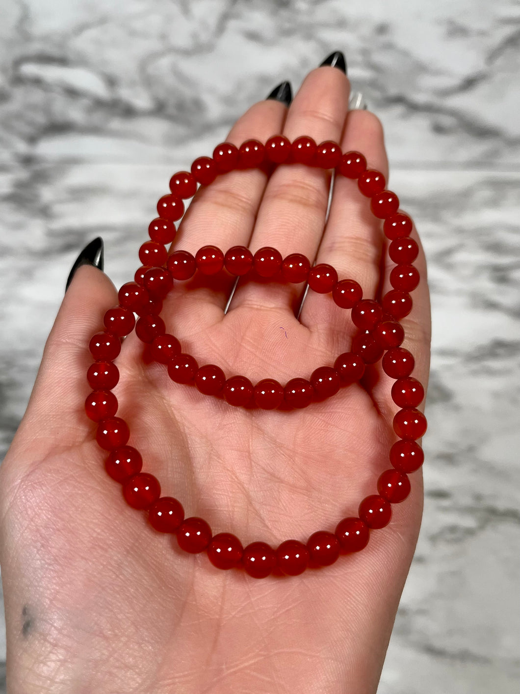 6MM CARNELIAN BRACELET