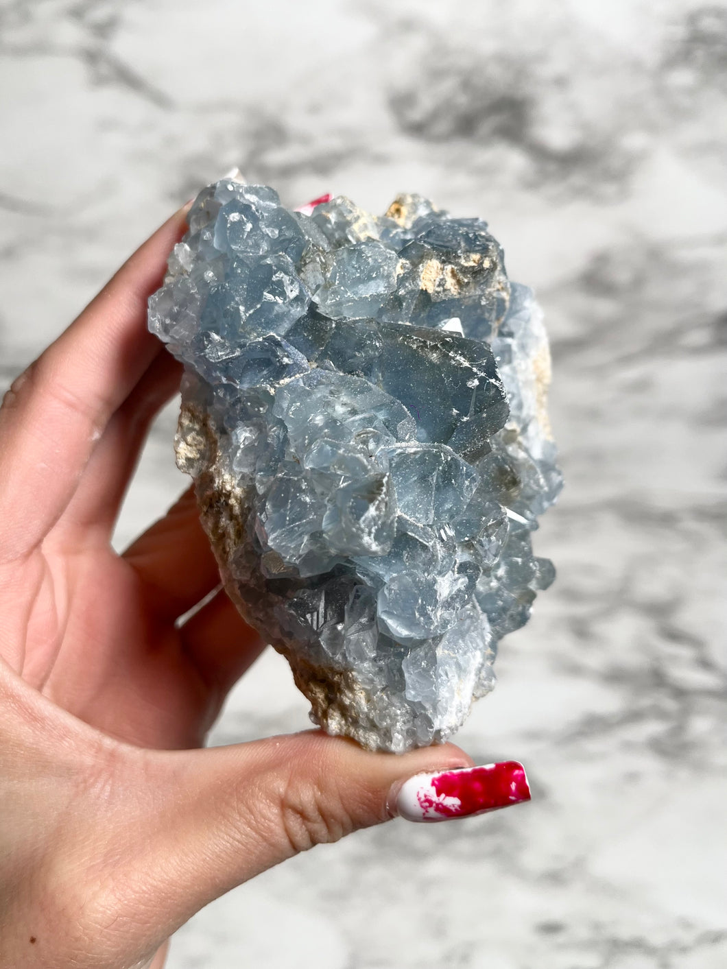 16.9oz CELESTITE CLUSTER