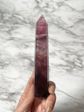 Load image into Gallery viewer, MAGENTA FLUORITE TOWER
