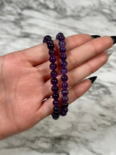 Load image into Gallery viewer, 6MM AMETHYST BRACELET
