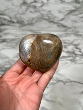 Load image into Gallery viewer, BLACK MOONSTONE HEART
