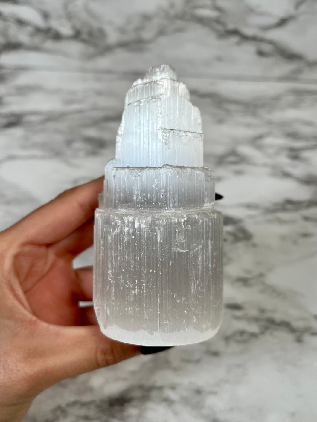 SATIN SPAR SELENITE TOWER