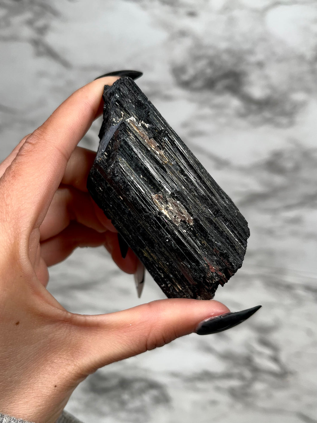 5.3oz RAW BLACK TOURMALINE