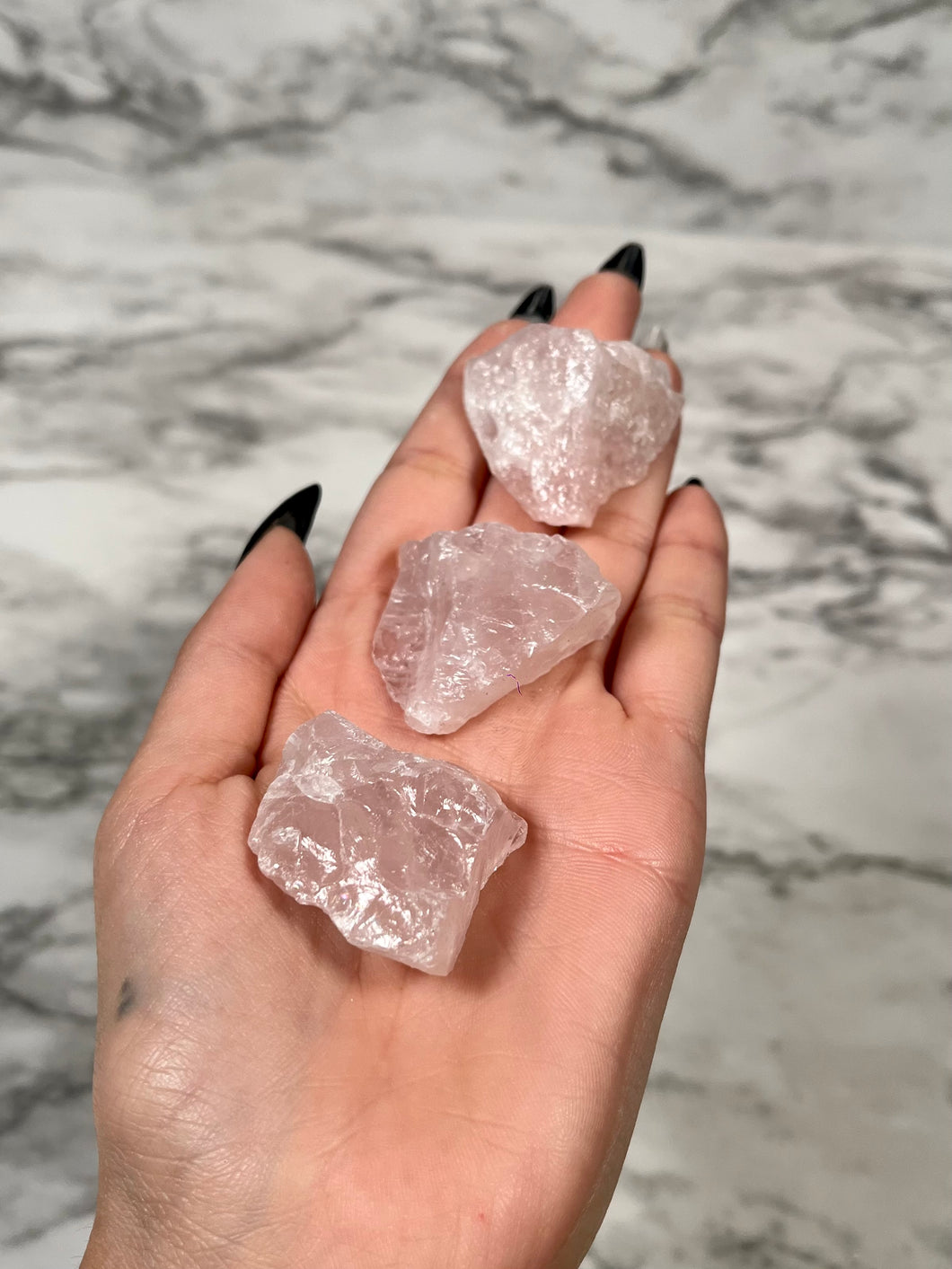 RAW ROSE QUARTZ