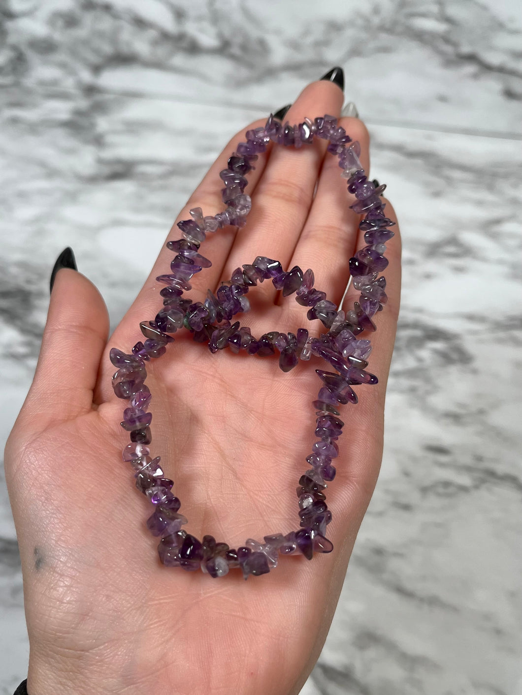 AMETHYST CHIP BRACELET