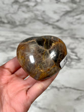 Load image into Gallery viewer, BLACK MOONSTONE HEART
