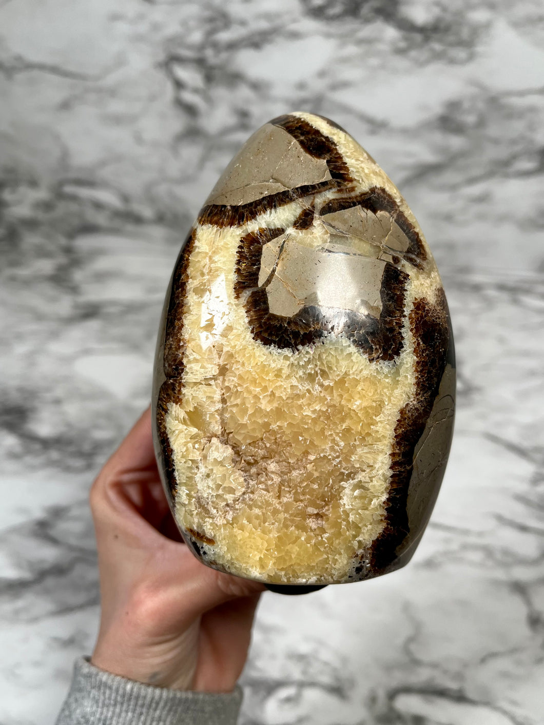 1lb 14.2oz SEPTARIAN CALCITE FREEFORM