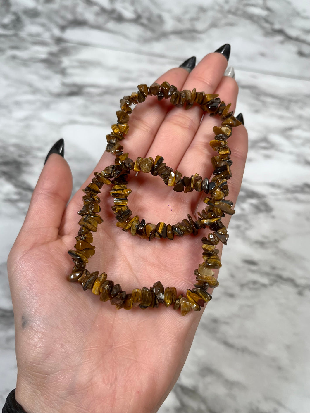 TIGERS EYE CHIP BRACELET