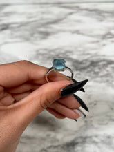 Load image into Gallery viewer, ADJUSTABLE AQUAMARINE RING
